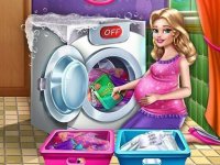 Mommy Washing Clothes - Online Laundry Game