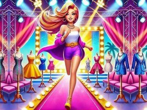 Dress Up Runway: Fashion Race Game