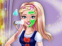 College Princess Spa Makeup Game Makeover Game