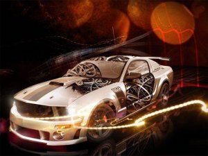 Classic Car Puzzle Assembly