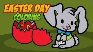Springtime Bunny Coloring Fun