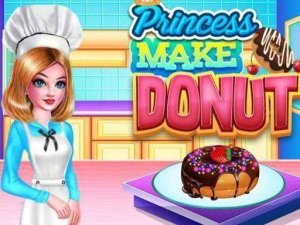 Princess Make Donut Cooking Game