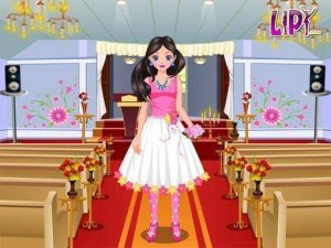 Flower Girl Dressup Online Game