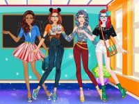 High School Dress Up For Girls: Fashion Game