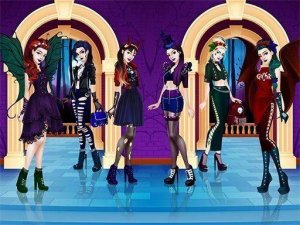Gothic Dress Up Game