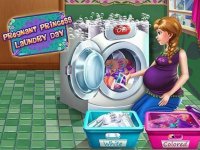 Pregnant Princess Laundry Day Online Game