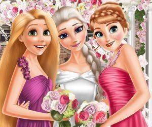 Eliza and Princesses Wedding Dress Up Game - Dress Up Game