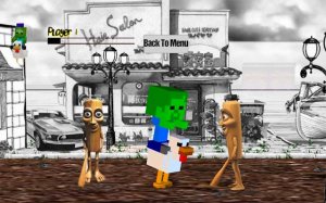 Chicken Jockey: Tung Tung Sahur Fight - Family-Friendly Arcade Brawler Online Arcade Game