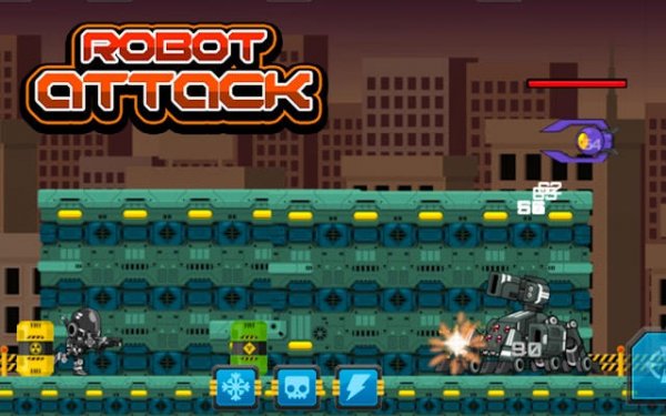 Robot Attack: Run and Precision Fighter Online Game