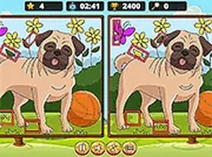 Dogs: Spot the Diffs Part 2 - Online Puzzle Game